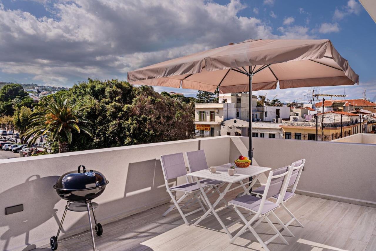 White & Gray Apartment Rethymno Exterior foto