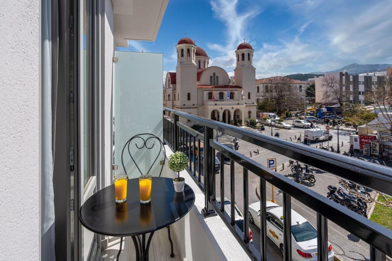 White & Gray Apartment Rethymno Exterior foto