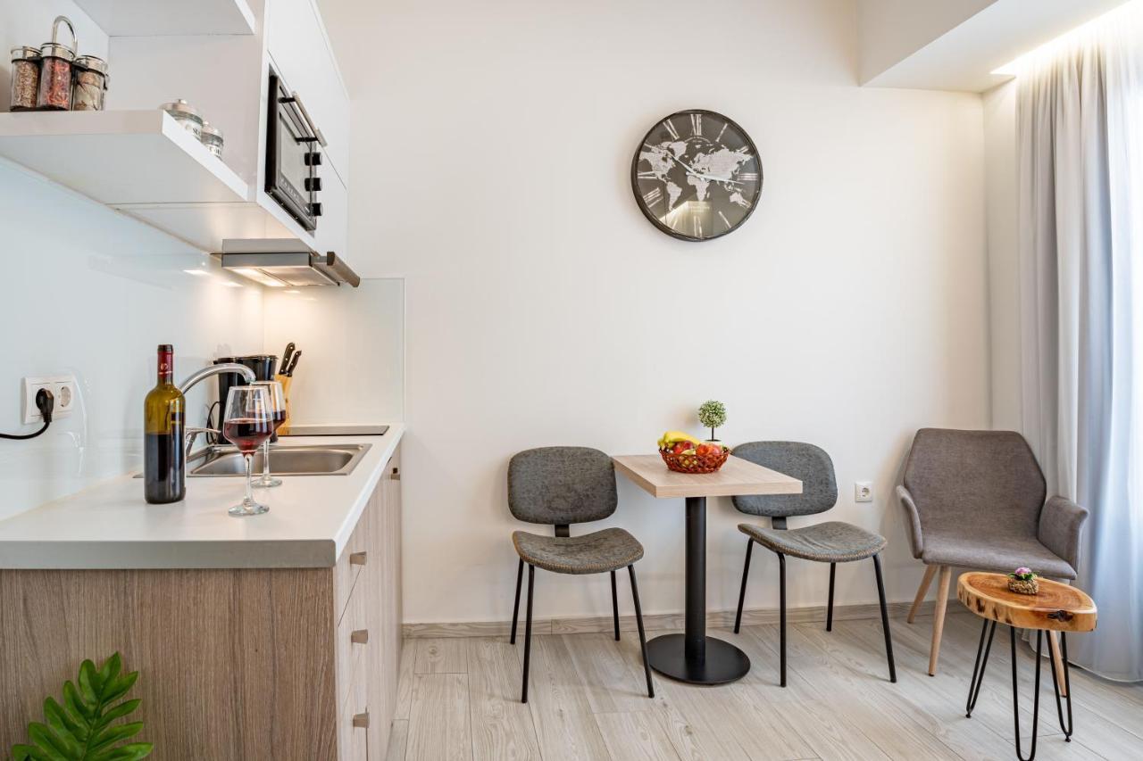 White & Gray Apartment Rethymno Exterior foto